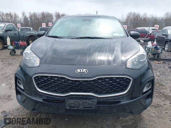 2020 Kia Sportage LX with VIN KNDPMCAC1L7662825, listed as a IAAI auction lot 42031280 with 123,595 mi miles and . Bid and sale history available at carsss.com. Image 13.