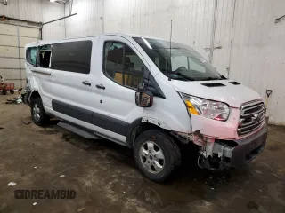 2018 Ford Transit Passenger XL with VIN 1FBZX2YGXJKB06482, listed as a Copart auction lot 86589674 with 106,039 mi miles and Salvage Title. Bid and sale history available at DreamBid. Image 4.