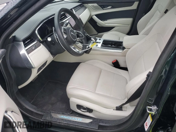 2022 Jaguar XF R-Dynamic SE with VIN SAJBL4GX7NCY90868, listed as a Copart auction lot 42582945 with 5,043 mi miles and Salvage Title. Bid and sale history available at carsss.com. Image 7.
