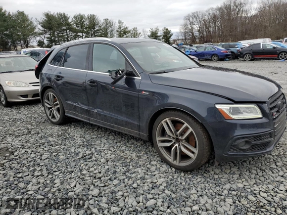 2017 Audi SQ5 Premium Plus with VIN WA1CCAFP2HA031443, listed as a Copart auction lot 39590744 with 132,680 mi miles. Bid and sale history available at carsss.com. Image 4.