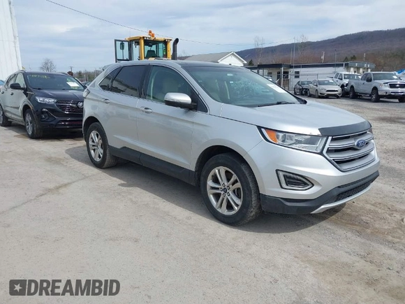 2015 Ford Edge SEL with VIN 2FMTK4J90FBC08880, listed as a IAAI auction lot 41821745 with 171,544 mi miles. Bid and sale history available at carsss.com. Image 1.