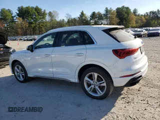 2021 Audi Q3 S line Premium z VIN WA1DECF33M1010053, wystawiony jako Copart lot #54769345 z przebiegiem 46 912 mil mil oraz Szkoda całkowita • Salvage title. Historia ofert i sprzedaży dostępna na DreamBid. Obrazek 2.