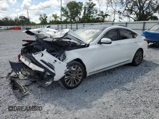 2015 Hyundai Genesis 3.8L z VIN KMHGN4JE0FU045101, wystawiony jako Copart lot #60227865 z przebiegiem 169 319 mil mil oraz Czysty tytuł • Clean title. Historia ofert i sprzedaży dostępna na DreamBid. Obrazek 1.