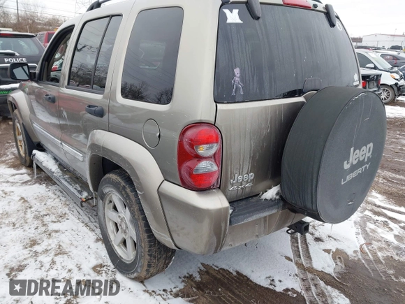 2006 Jeep Liberty Limited with VIN 1J4GL58K86W238011, listed as a IAAI auction lot 41612952 with 161,705 mi miles. Bid and sale history available at carsss.com. Image 3.