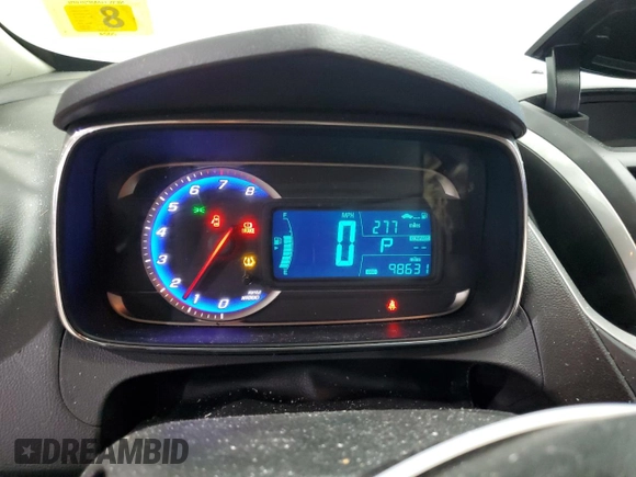 2015 Chevrolet Trax LT with VIN KL7CJRSB3FB223530, listed as a Copart auction lot 81809844 with 98,631 mi miles and Salvage Title. Bid and sale history available at DreamBid. Image 9.