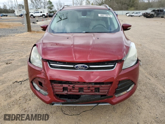 2015 Ford Escape Titanium with VIN 1FMCU0J96FUC32632, listed as a Copart auction lot 48213915 with 120,641 mi miles and Salvage Title. Bid and sale history available at carsss.com. Image 5.