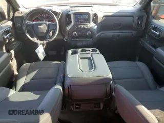 2022 Chevrolet Silverado 1500 Custom with VIN 1GCPABEK0NZ516377, listed as a Copart auction lot 52199015 with 51,751 mi miles and Salvage Title. Bid and sale history available at DreamBid. Image 8.