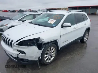 2014 Jeep Cherokee Limited with VIN 1C4PJLDS9EW225899, listed as a IAAI auction lot 41570392 with 226,226 mi miles. Bid and sale history available at carsss.com. Image 2.