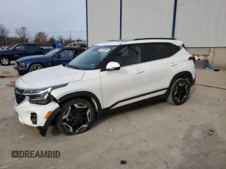 2024 Kia Seltos SX z VIN KNDETCA7XR7563829, wystawiony jako Copart lot #84300884 z przebiegiem 11 982 mil mil oraz Szkoda całkowita • Salvage title. Historia ofert i sprzedaży dostępna na DreamBid. Obrazek 1.
