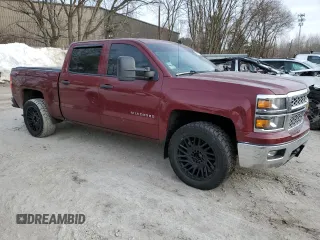 2014 Chevrolet Silverado 1500 LT with VIN 3GCUKRECXEG306838, listed as a Copart auction lot 46572745 with Not Provided miles and Clean Title. Bid and sale history available at DreamBid. Image 4.