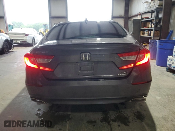 2020 Honda Accord Sport with VIN 1HGCV2F39LA009405, listed as a Copart auction lot 58902715 with 77,430 mi miles and Salvage title. Bid and sale history available at DreamBid. Image 6.