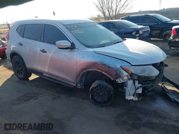 2018 Nissan Rogue S with VIN KNMAT2MT3JP533643, listed as a IAAI auction lot 41342339 with 156,925 mi miles. Bid and sale history available at carsss.com. Image 1.