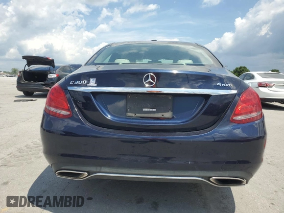 2018 Mercedes-Benz C 300 with VIN 55SWF4KB0JU272614, listed as a Copart auction lot 64769445 with 61,062 mi miles and Salvage title. Bid and sale history available at DreamBid. Image 6.