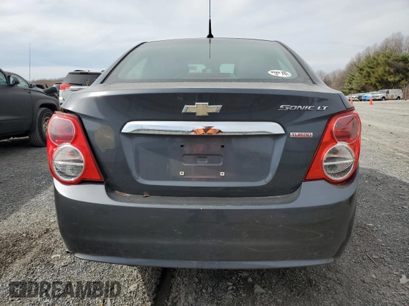 2013 Chevrolet Sonic LT with VIN 1G1JC5SB2D4146897, listed as a Copart auction lot 49854355 with Not Provided miles and Clean Title. Bid and sale history available at DreamBid. Image 6.