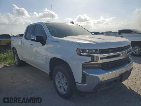 2021 Chevrolet Silverado 1500 LT with VIN 1GCRYDED0MZ372216, listed as a Copart auction lot 77602794 with 49,473 mi miles and Salvage Title. Bid and sale history available at DreamBid. Image 4.