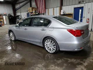 2014 Acura RLX Advance Pkg with VIN JH4KC1F99EC000921, listed as a Copart auction lot 80943004 with 149,250 mi miles and Salvage Title. Bid and sale history available at carsss.com. Image 2.