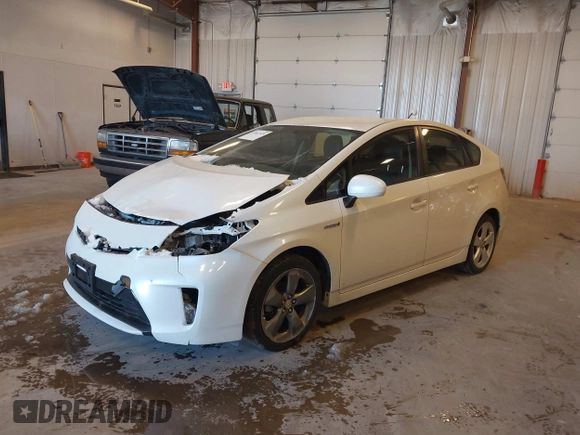 2013 Toyota Prius One with VIN JTDKN3DU7D5625142, listed as a IAAI auction lot 41867328 with 192,827 mi miles. Bid and sale history available at carsss.com. Image 17.