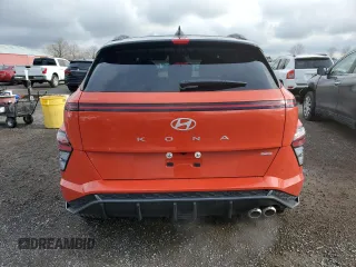 2025 Hyundai Kona Limited with VIN KM8HECA39SU193304, listed as a Copart auction lot 81146144 with 4,411 mi miles and Salvage Title. Bid and sale history available at DreamBid. Image 6.