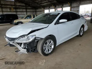 2015 Chrysler 200 Limited with VIN 1C3CCCAB3FN568653, listed as a Copart auction lot 51830395 with 195,498 mi miles and Salvage Title. Bid and sale history available at carsss.com. Image 1.