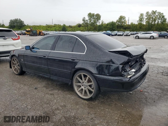 2003 BMW 5 Series 530iA with VIN WBADT63423CK32058, listed as a Copart auction lot 72435004 with 0 mi miles and Salvage Title. Bid and sale history available at carsss.com. Image 2.