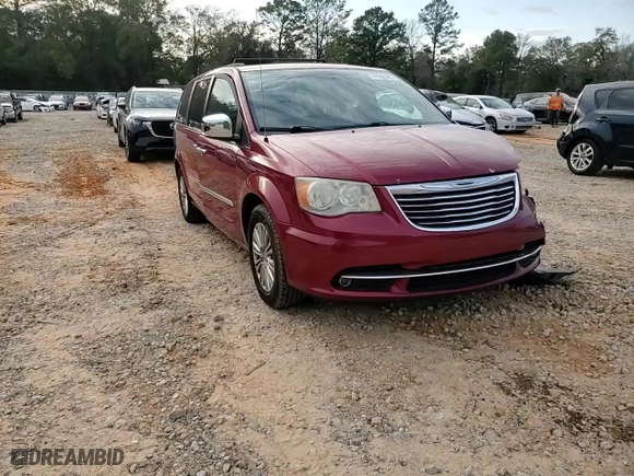 2013 Chrysler Town & Country Touring-L with VIN 2C4RC1CG1DR809502, listed as a Copart auction lot 47882905 with 192,551 mi miles and Salvage Title. Bid and sale history available at carsss.com. Image 12.