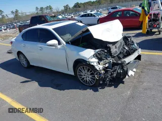 2013 Lexus GS 350 with VIN JTHCE1BLXD5018542, listed as a IAAI auction lot 41835538 with 150,472 mi miles. Bid and sale history available at carsss.com. Image 1.