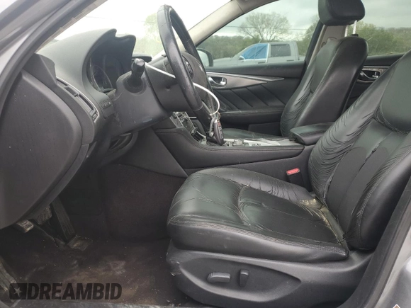 2015 Infiniti Q50 with VIN JN1BV7AR9FM420490, listed as a Copart auction lot 52794975 with 159,048 mi miles and Clean Title. Bid and sale history available at DreamBid. Image 7.