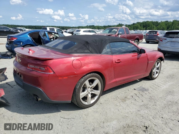 2014 Chevrolet Camaro LT z VIN 2G1FC3D32E9221970, wystawiony jako Copart lot #61533935 z przebiegiem 196 706 mil mil oraz Szkoda całkowita • Salvage title. Historia ofert i sprzedaży dostępna na DreamBid. Obrazek 3.