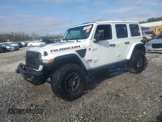 2021 Jeep Wrangler Unlimited Rubicon с VIN 1C4JJXFG1MW849460, выставлен на аукционе Copart как лот 45307515 с пробегом 54 517 миль миль и Списание • Salvage title. История ставок и продаж доступна на DreamBid. Изображение 1.