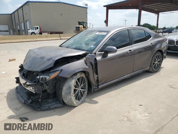 2023 Toyota Camry SE with VIN 4T1G11AK4PU822509, listed as a Copart auction lot 53322955 with 48,472 mi miles and Clean Title. Bid and sale history available at DreamBid. Image 1.