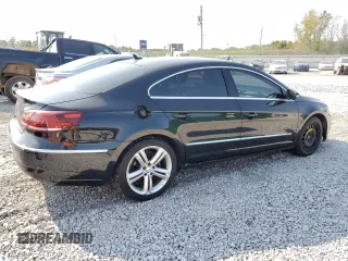 2013 Volkswagen CC R-Line with VIN WVWBP7AN1DE506629, listed as a Copart auction lot 76407484 with 154,551 mi miles and Clean Title. Bid and sale history available at carsss.com. Image 3.