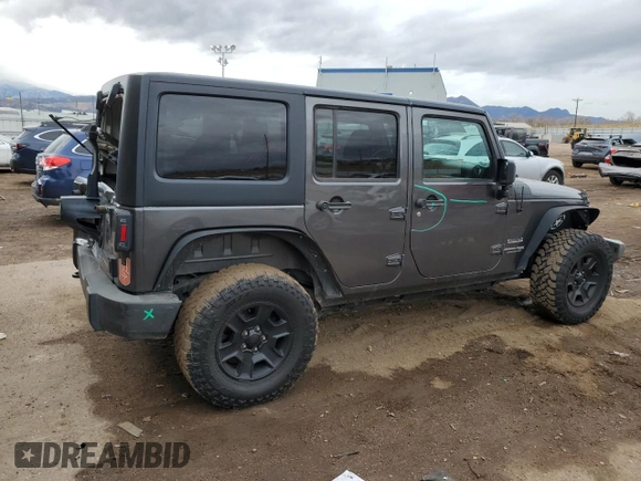 2018 Jeep Wrangler JK Unlimited Sport S with VIN 1C4BJWDG9JL938689, listed as a Copart auction lot 80713534 with 118,101 mi miles and Salvage Title. Bid and sale history available at carsss.com. Image 3.