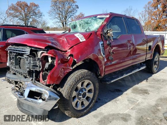 2017 Ford F-350 Platinum with VIN 1FT8W3BT5HEB55801, listed as a Copart auction lot 75451263 with 153,559 mi miles and Salvage title. Bid and sale history available at DreamBid. Image 1.