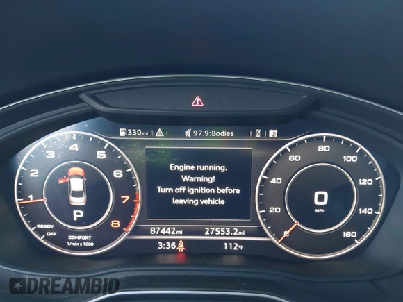 2017 Audi A4 Premium Plus с VIN WAULNAF41HN024043, выставлен на аукционе IAAI как лот 42537979 с пробегом 87 442 миль миль и . История ставок и продаж доступна на DreamBid. Изображение 7.