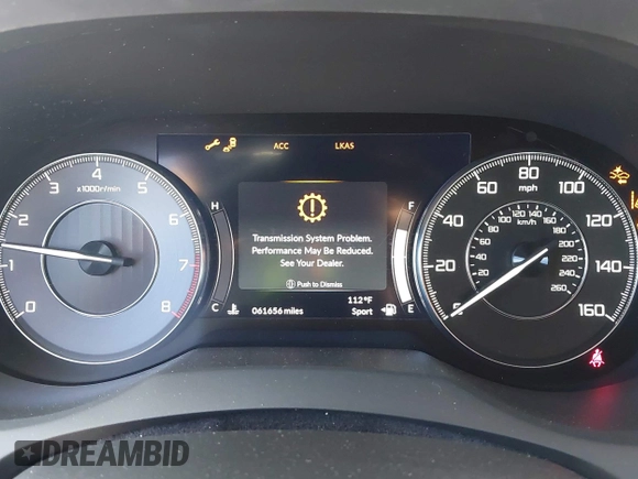 2019 Acura RDX w/Technology Pkg with VIN 5J8TC2H5XKL005340, listed as a IAAI auction lot 42098235 with 61,656 mi miles. Bid and sale history available at carsss.com. Image 7.