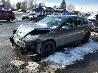 2012 Mazda 3 i Grand Touring with VIN JM1BL1M71C1665033, listed as a Copart auction lot 46244175 with 220,254 mi miles and Salvage Title. Bid and sale history available at DreamBid. Image 1.