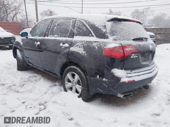 2013 Acura MDX with VIN 2HNYD2H29DH000387, listed as a IAAI auction lot 41290346 with 117,119 mi miles. Bid and sale history available at carsss.com. Image 3.