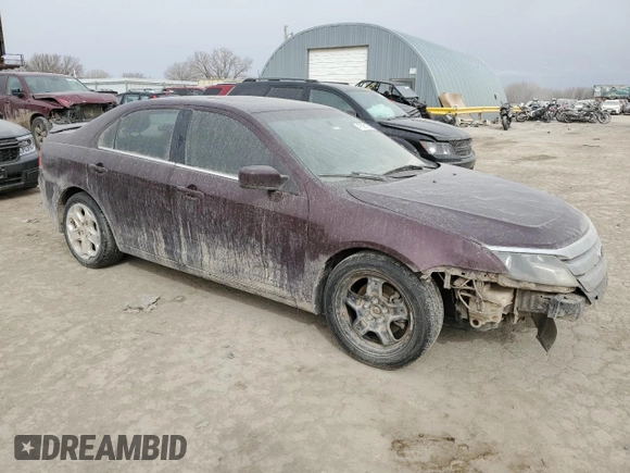 2011 Ford Fusion SE with VIN 3FAHP0HA6BR155124, listed as a Copart auction lot 47595125 with 245,527 mi miles and Salvage Title. Bid and sale history available at carsss.com. Image 4.