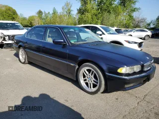 2001 BMW 7 Series 740iL with VIN WBAGH83451DP19708, listed as a Copart auction lot 54583965 with 125,982 mi miles and Clean Title. Bid and sale history available at carsss.com. Image 4.