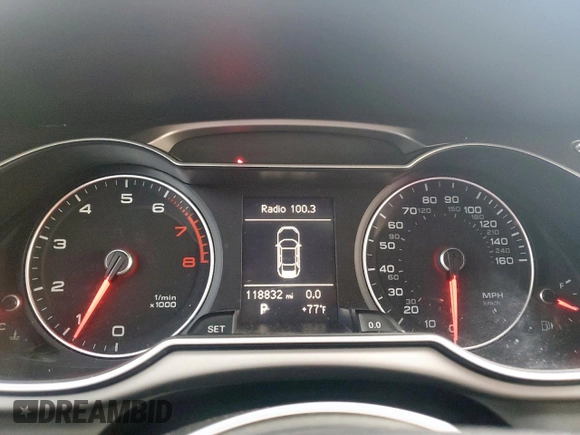 2013 Audi A4 Premium с VIN WAUAFAFL4DA197374, выставлен на аукционе Copart как лот 58561765 с пробегом 118 832 миль миль и Чистый • Clean title. История ставок и продаж доступна на DreamBid. Изображение 9.