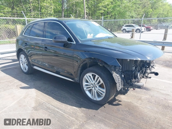 2018 Audi Q5 Premium Plus with VIN WA1BNAFY4J2087219, listed as a IAAI auction lot 42023014 with 146,489 mi miles and . Bid and sale history available at DreamBid. Image 1.