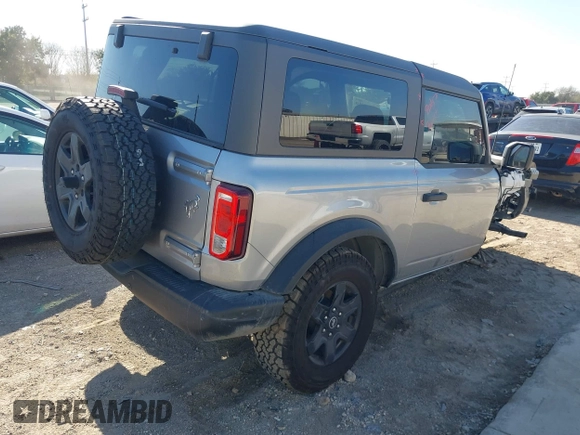 2024 Ford Bronco Black Diamond with VIN 1FMDE1AH6RLA22976, listed as a IAAI auction lot 41203210 with 13,307 mi miles. Bid and sale history available at carsss.com. Image 4.