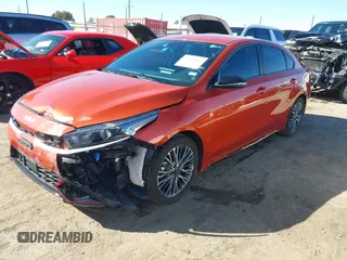 2024 Kia Forte GT-Line with VIN 3KPF54AD6RE697439, listed as a IAAI auction lot 41660030 with 13,822 mi miles. Bid and sale history available at carsss.com. Image 19.