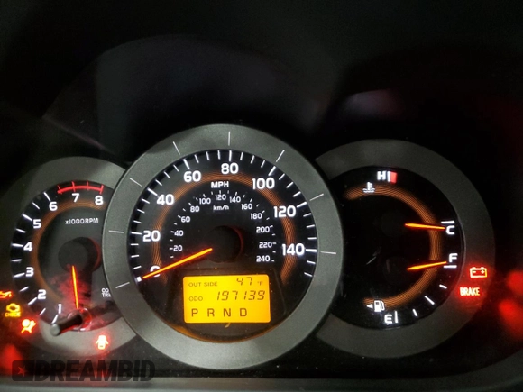 2007 Toyota RAV4 with VIN JTMZK33V875013571, listed as a Copart auction lot 87596475 with 197,139 mi miles and Salvage Title. Bid and sale history available at carsss.com. Image 9.