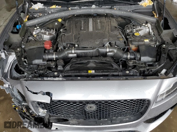 2020 Jaguar F-Pace S with VIN SADCM2FV9LA634961, listed as a Copart auction lot 78704054 with 55,110 mi miles and Non repairable. Bid and sale history available at DreamBid. Image 12.
