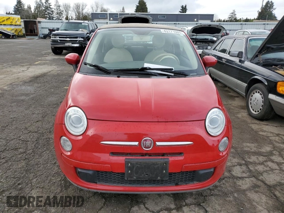 2012 FIAT 500 Pop with VIN 3C3CFFDR1CT377018, listed as a Copart auction lot 43171085 with 68,695 mi miles and Salvage Title. Bid and sale history available at carsss.com. Image 5.