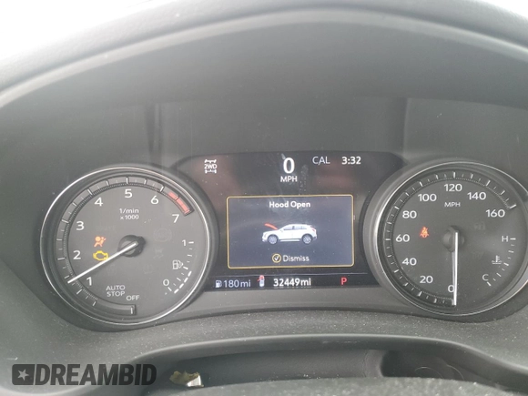 2020 Cadillac XT4 AWD Premium Luxury with VIN 1GYFZDR46LF016390, listed as a Copart auction lot 54047565 with 32,449 mi miles and Salvage title. Bid and sale history available at DreamBid. Image 9.