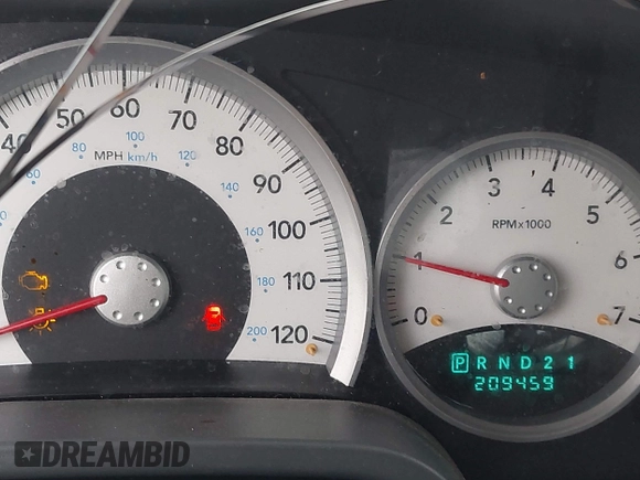 2005 Dodge Dakota SLT with VIN 1D7HE48K25S232893, listed as a IAAI auction lot 41932773 with 209,459 mi miles and . Bid and sale history available at DreamBid. Image 7.
