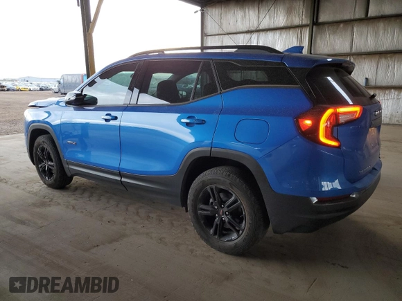 2024 GMC Terrain AT4 with VIN 3GKALYEG2RL146534, listed as a Copart auction lot 42722085 with 22,392 mi miles and Salvage Title. Bid and sale history available at DreamBid. Image 2.