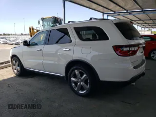 2012 Dodge Durango Citadel with VIN 1C4SDJET2CC192577, listed as a Copart auction lot 57642715 with 153,844 mi miles and Salvage title. Bid and sale history available at DreamBid. Image 2.